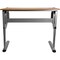 Emma and Oliver Adjustable Drawing and Drafting Table with Pewter Frame